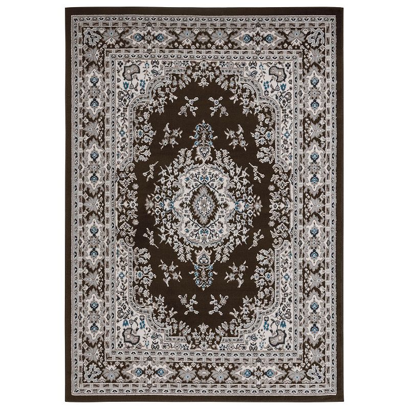 Home Dynamix Premium Sakarya Area Rug, Brown, 8X11 Ft