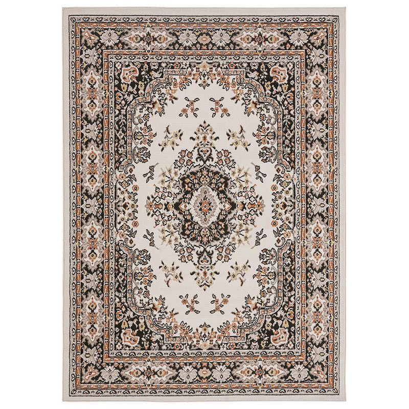 Home Dynamix Premium Sakarya Area Rug, White, 8X11 Ft