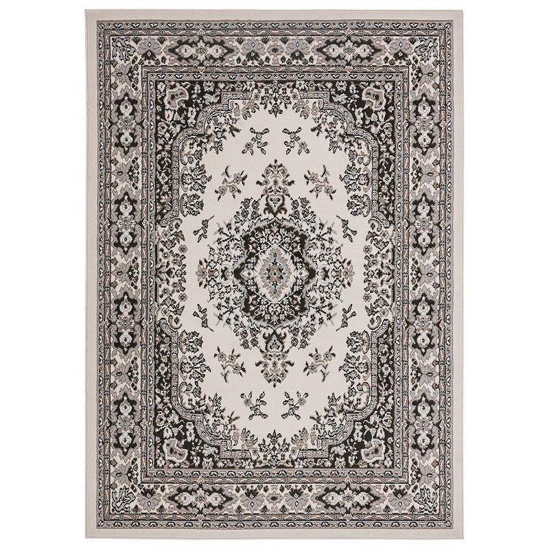 Home Dynamix Premium Sakarya Area Rug, White, 8X11 Ft