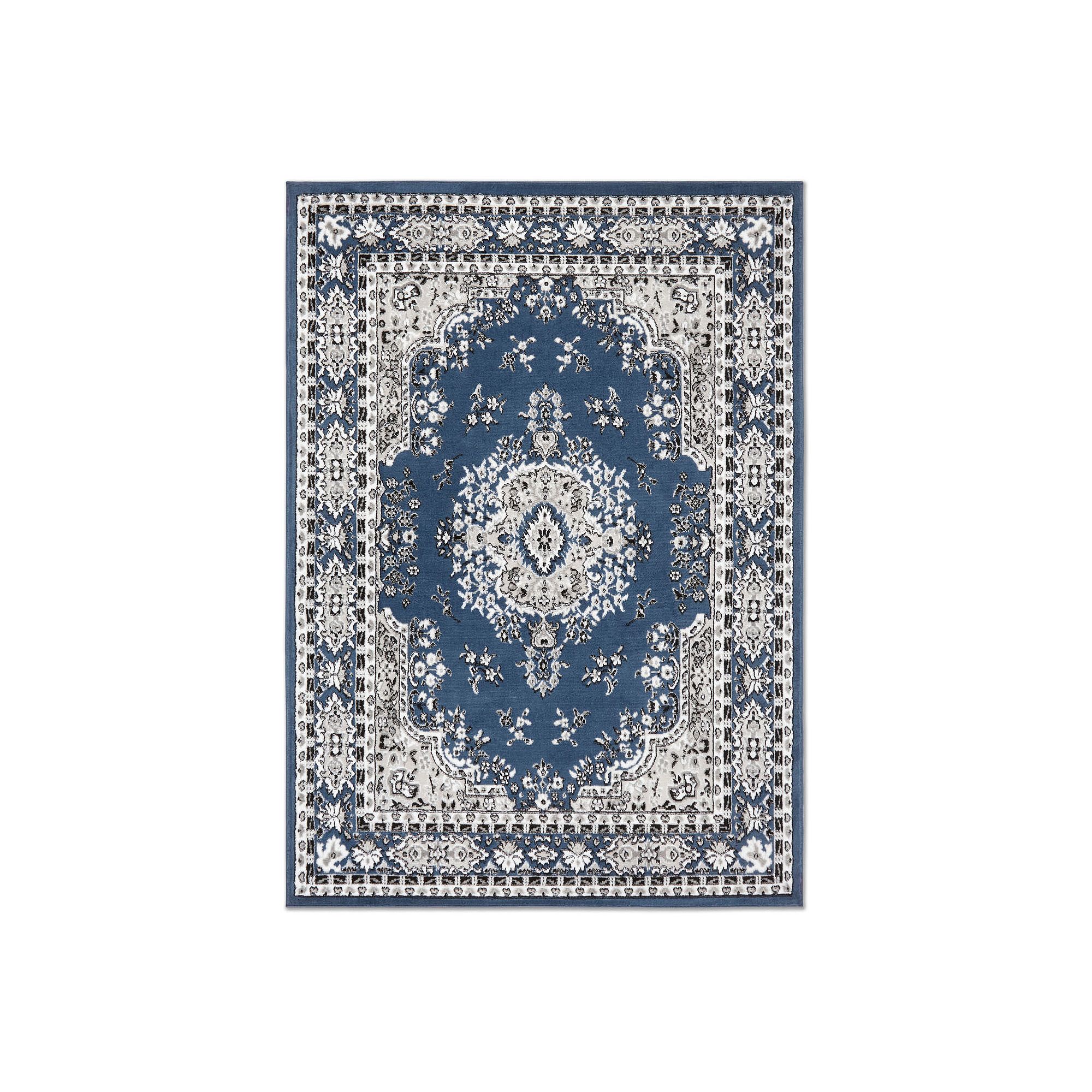 Home Dynamix Premium Sakarya Area Rug, Black Blue