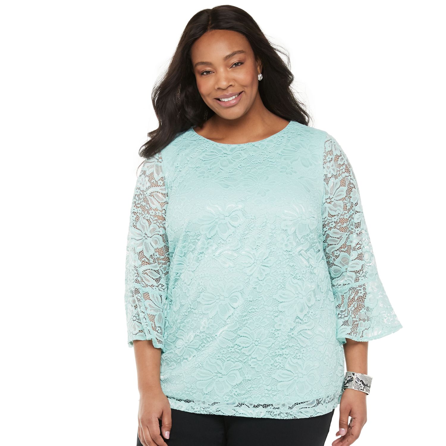 croft and barrow plus size tops