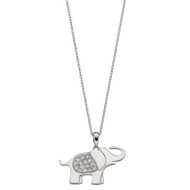 Kohls store elephant necklace