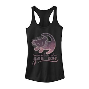 Juniors' Disney's The Lion King Simba "Remember Who You Are" Painting Tank Top