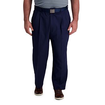 Big & Tall Haggar® Cool Right® Classic-Fit Pleated Performance Flex Pants