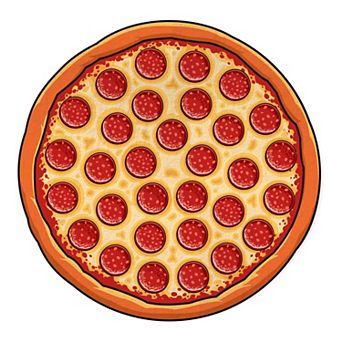 BigMouth Inc. Gigantic Pizza Beach Blanket