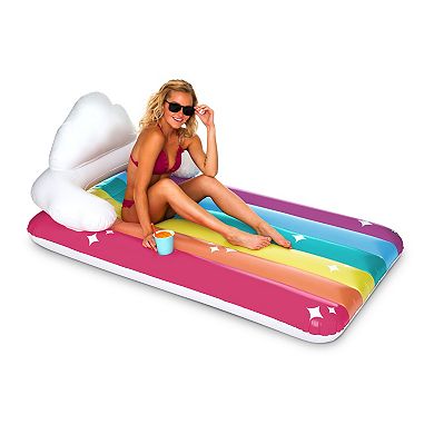 BigMouth Inc. Giant Rainbow Lounge Pool Float