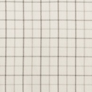 Madison Park Salford Plaid Rod Pocket and Back Tab Light Filtering Window Curtain