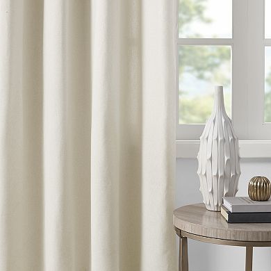 Madison Park Oslow Solid Piece Dyed Grommet Top Window Curtain