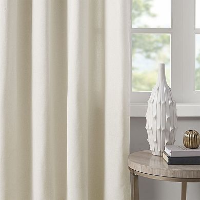 Madison Park Oslow Solid Piece Dyed Grommet Top Window Curtain