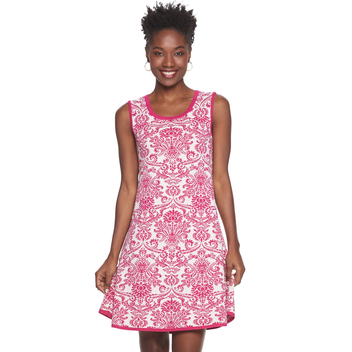 nina leonard sweater dress