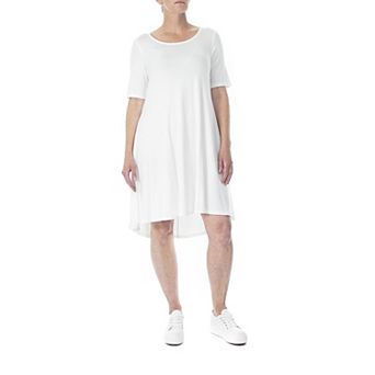 Women's Nina Leonard High-Low Trapeze Dress