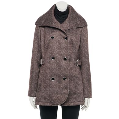 Women's d.e.t.a.i.l.s Envelope Collar Double-Breasted Jacket