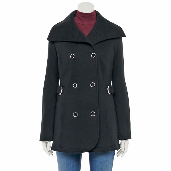 Women's d.e.t.a.i.l.s Envelope Collar Double-Breasted Jacket