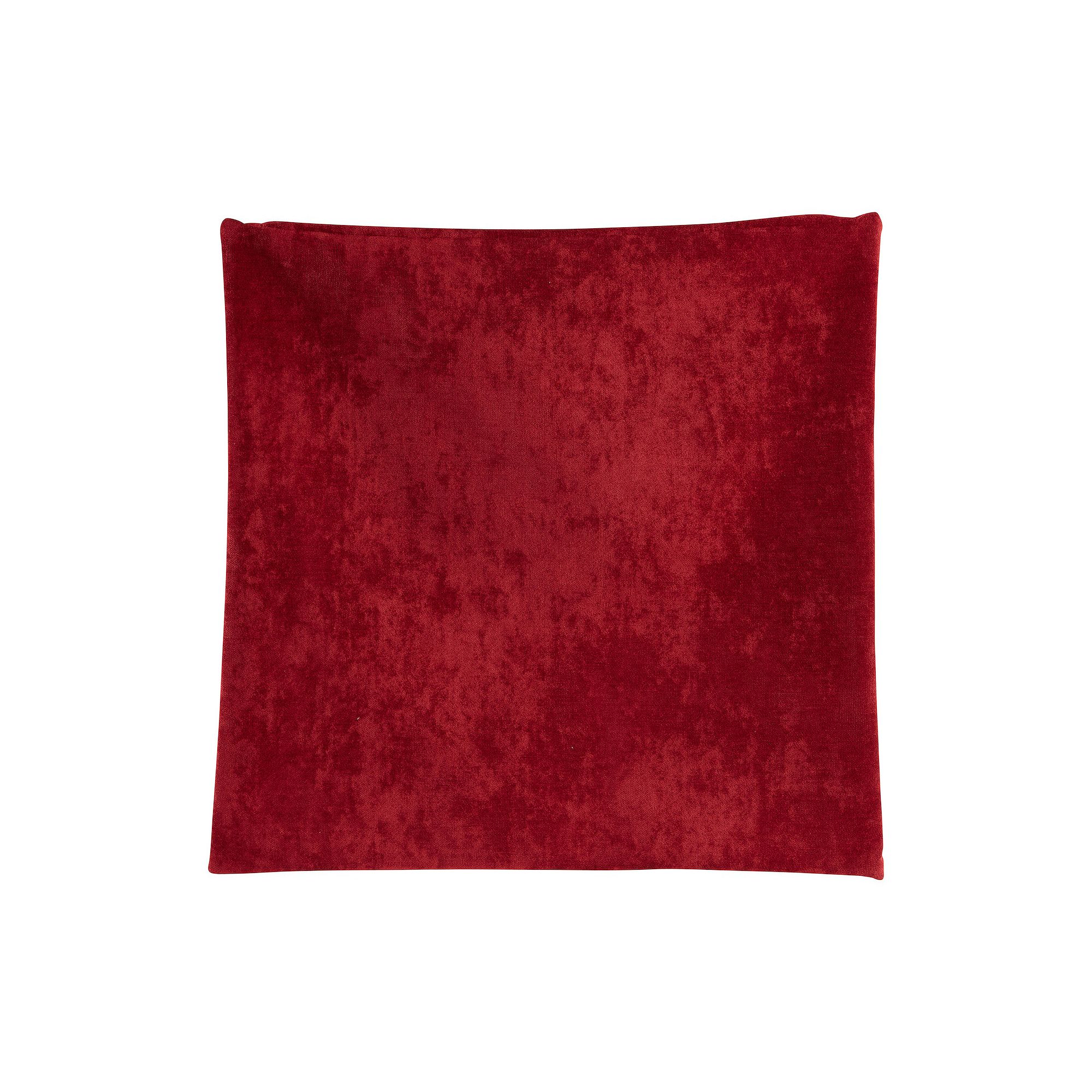 Greendale Home Fashions Velvet Throw Pillow Cover, Red