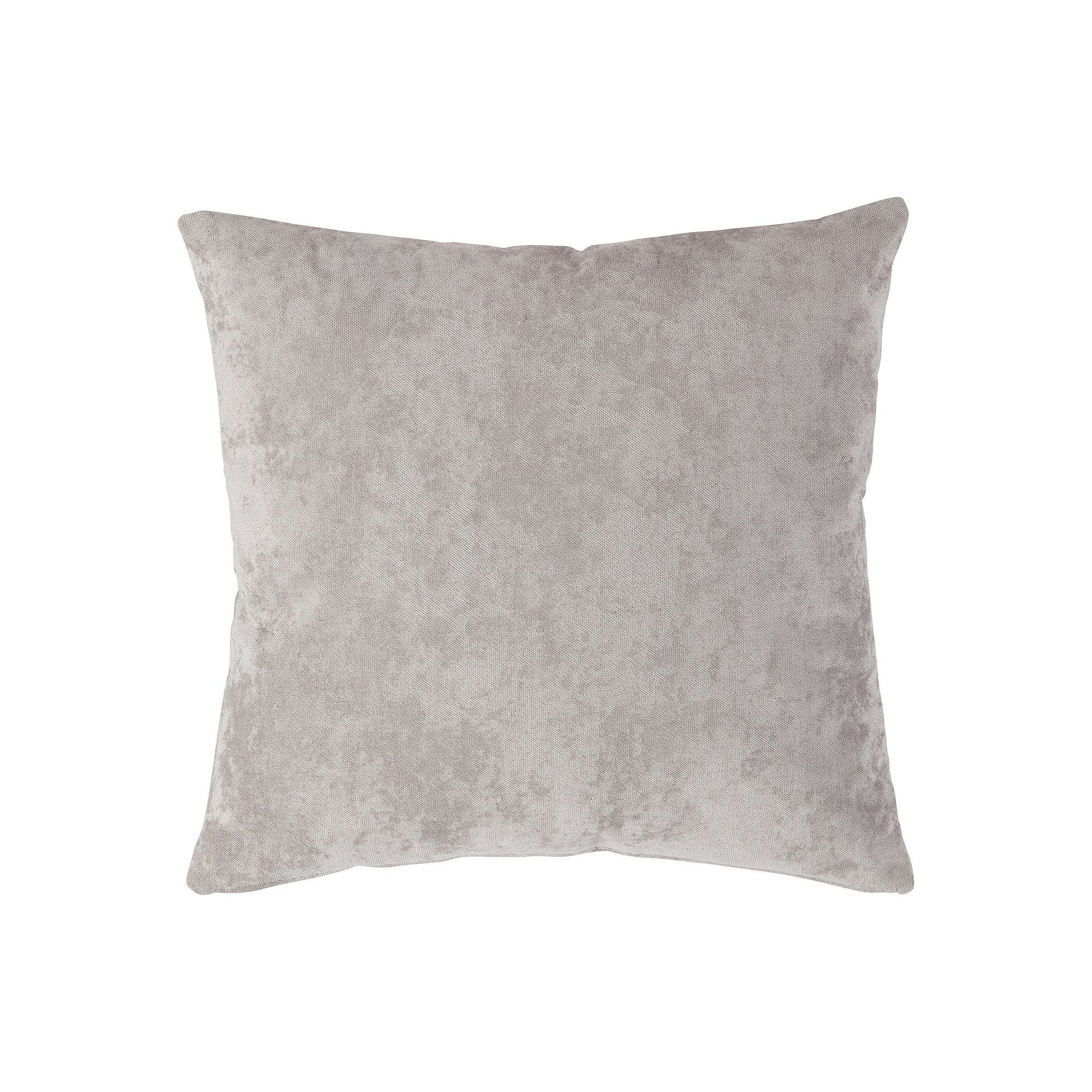 Greendale Home Fashions 20 Velvet Throw Pillow, Grey