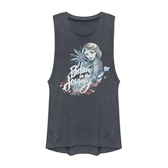 Juniors' Disney Frozen 2 Elsa "Believe in The Journey" Muscle Tank Top