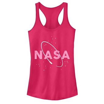 Juniors' NASA Pink Logo Tank Top