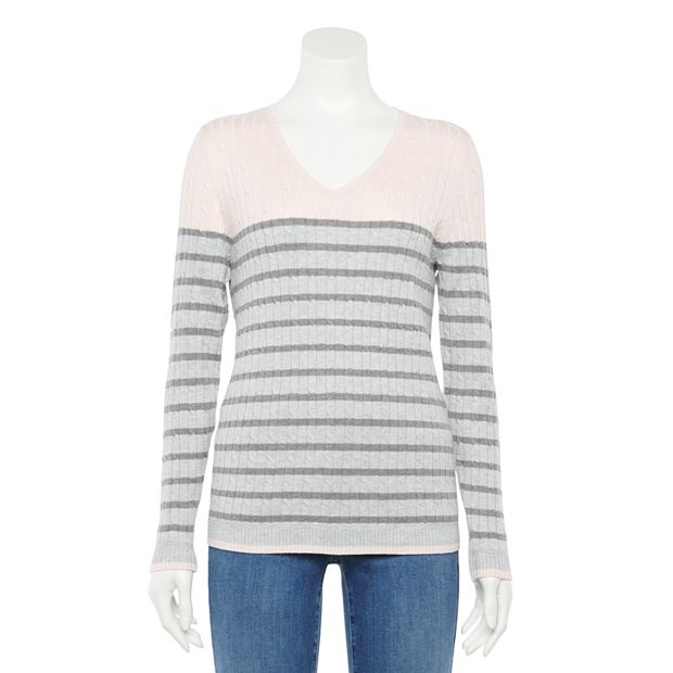 Kohls v deals neck sweater