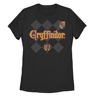 Juniors' Harry Potter Gryffindor Plaid 07 Tee