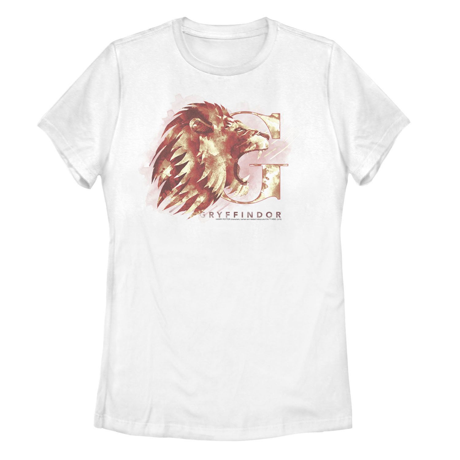 Image for Harry Potter Juniors' Gryffindor Watercolor Graphic Tee at Kohl's.