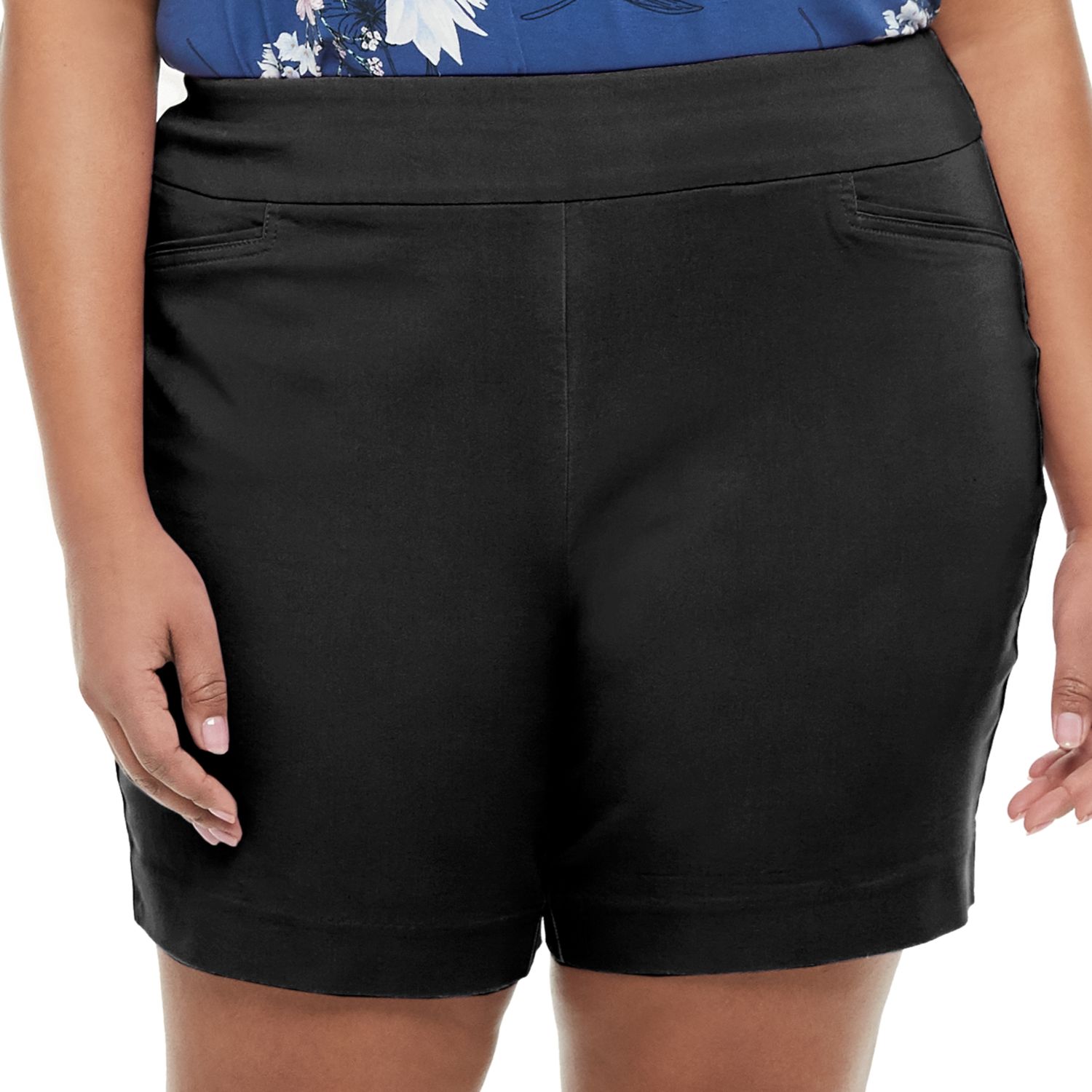 kohls plus size shorts