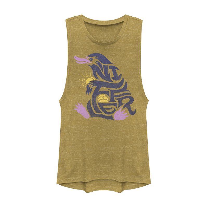 Juniors' Fantastic Beasts And Where To Find Them Niffler Muscle Tank Top, Girl's,