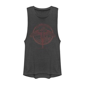 Juniors' Harry Potter Order of The Phoenix Line Art Logo Muscle Tank Top