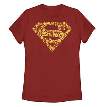Juniors' DC Comics Superman Gadgets Logo Graphic Tee