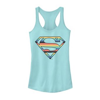 Juniors' DC Comics Superman Retro Logo Graphic Tank Top