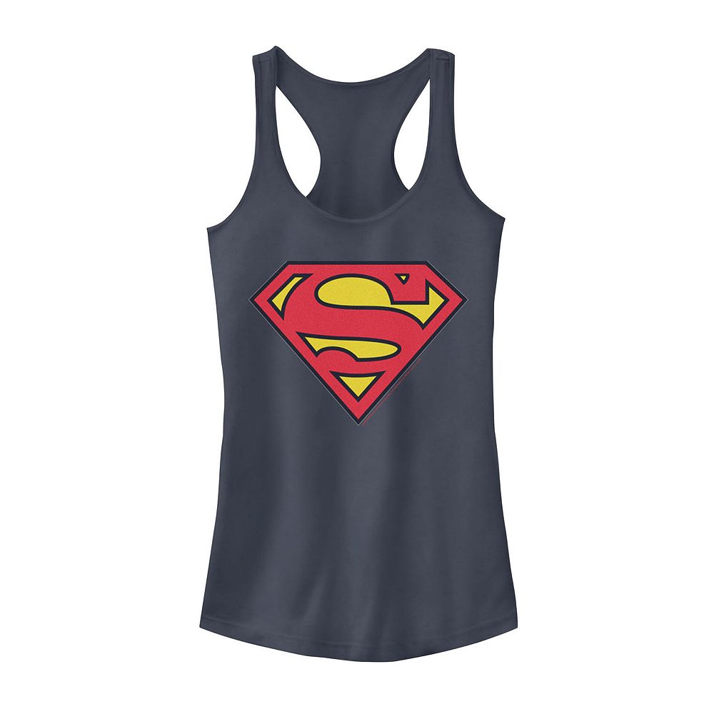 DC Comics Superman Classic Logo Tanktop voor heren, koninklijk (royal), L
