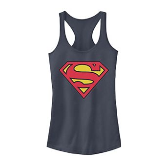 Juniors' DC Comics Superman Classic Logo Graphic Tank Top