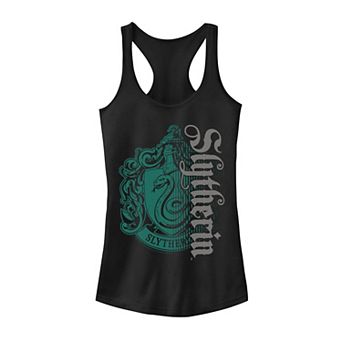 Juniors' Harry Potter Slytherin Dark Badge Graphic Tank Top