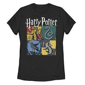 Juniors' Harry Potter Hogwarts Houses Graphic Tee