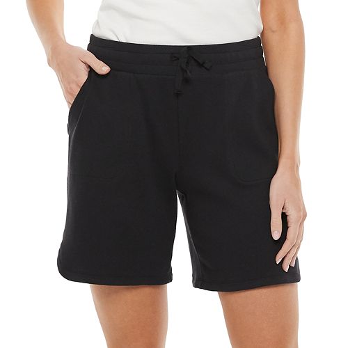 Petite Croft & Barrow® Knit Bermuda Shorts