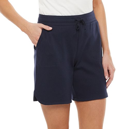 Petite Croft & Barrow® Knit Bermuda Shorts