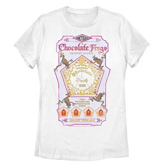 Juniors' Harry Potter Chocolate Frogs Logo Tee