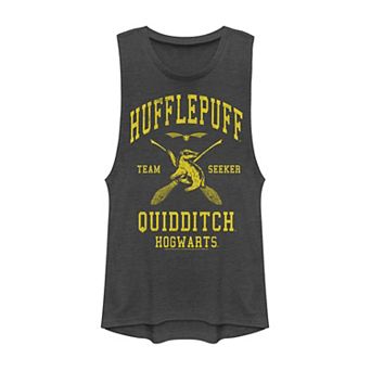 Juniors' Harry Potter Hufflepuff Quidditch Team Muscle Tank Top