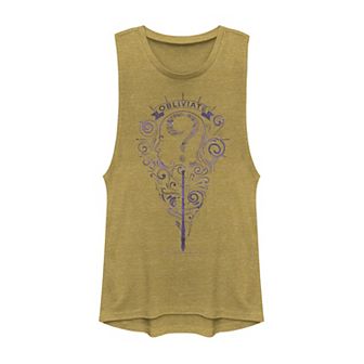 Juniors' Harry Potter Obliviate Fill Logo Muscle Tank Top