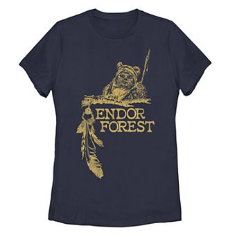 Juniors' Star Wars "Endor Forest" Graphic Tee