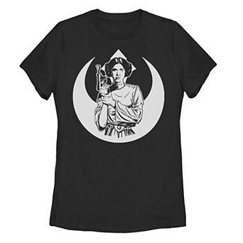 Juniors' Star Wars Leia Rebel Princess Tee