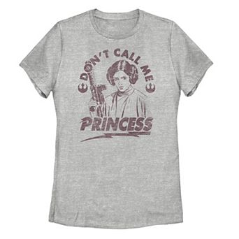 Juniors' Star Wars Leia "Don't Call Me Princess" Tee