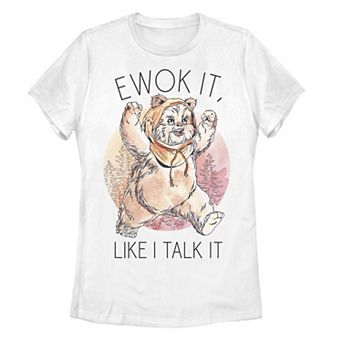 Juniors' Star Wars "Ewok It Like I Talk It" Tee