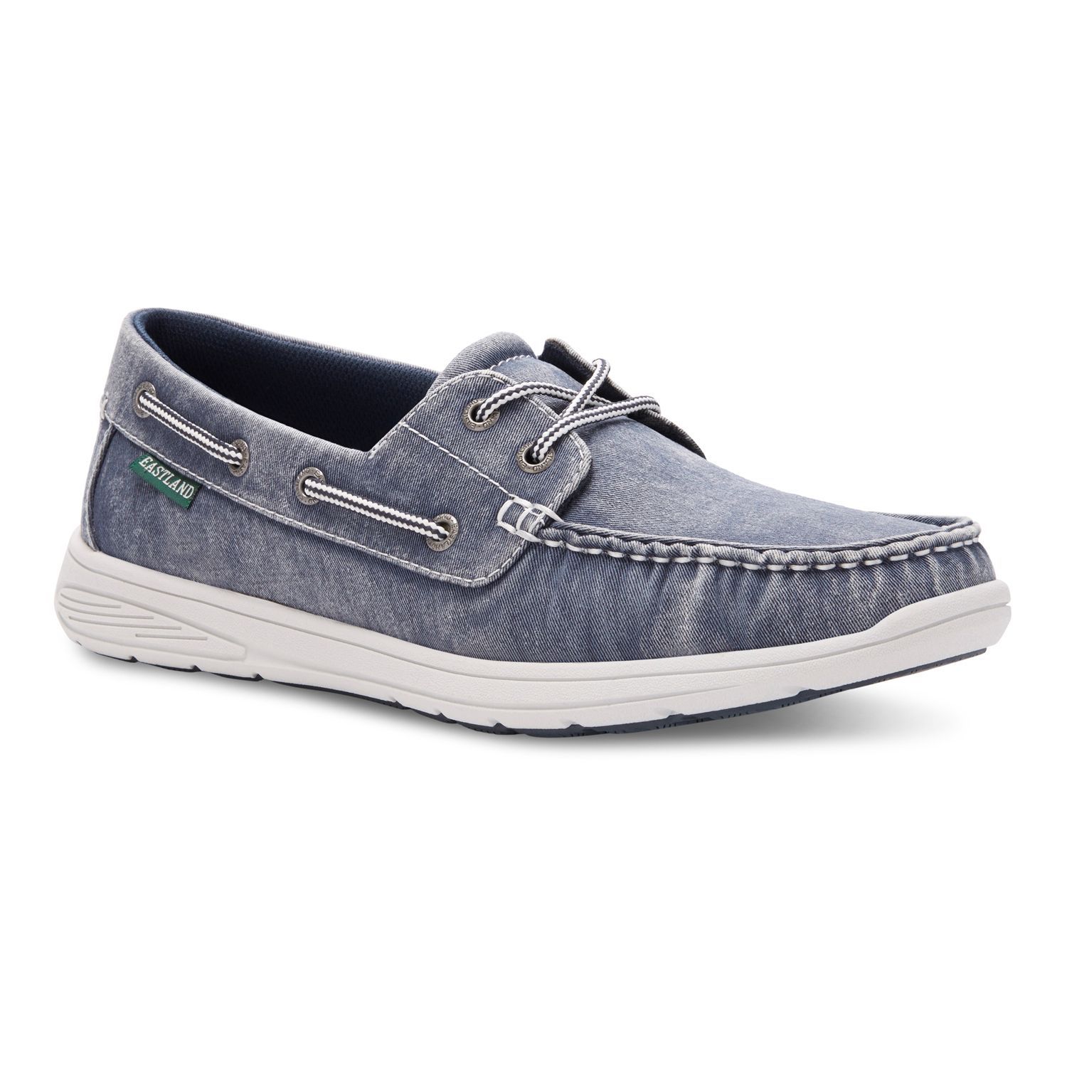 navy blue deck shoes