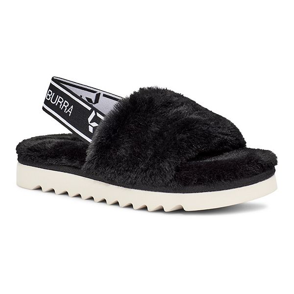 Koolaburra by UGG Fuzz'n Girls' Slide Sandals