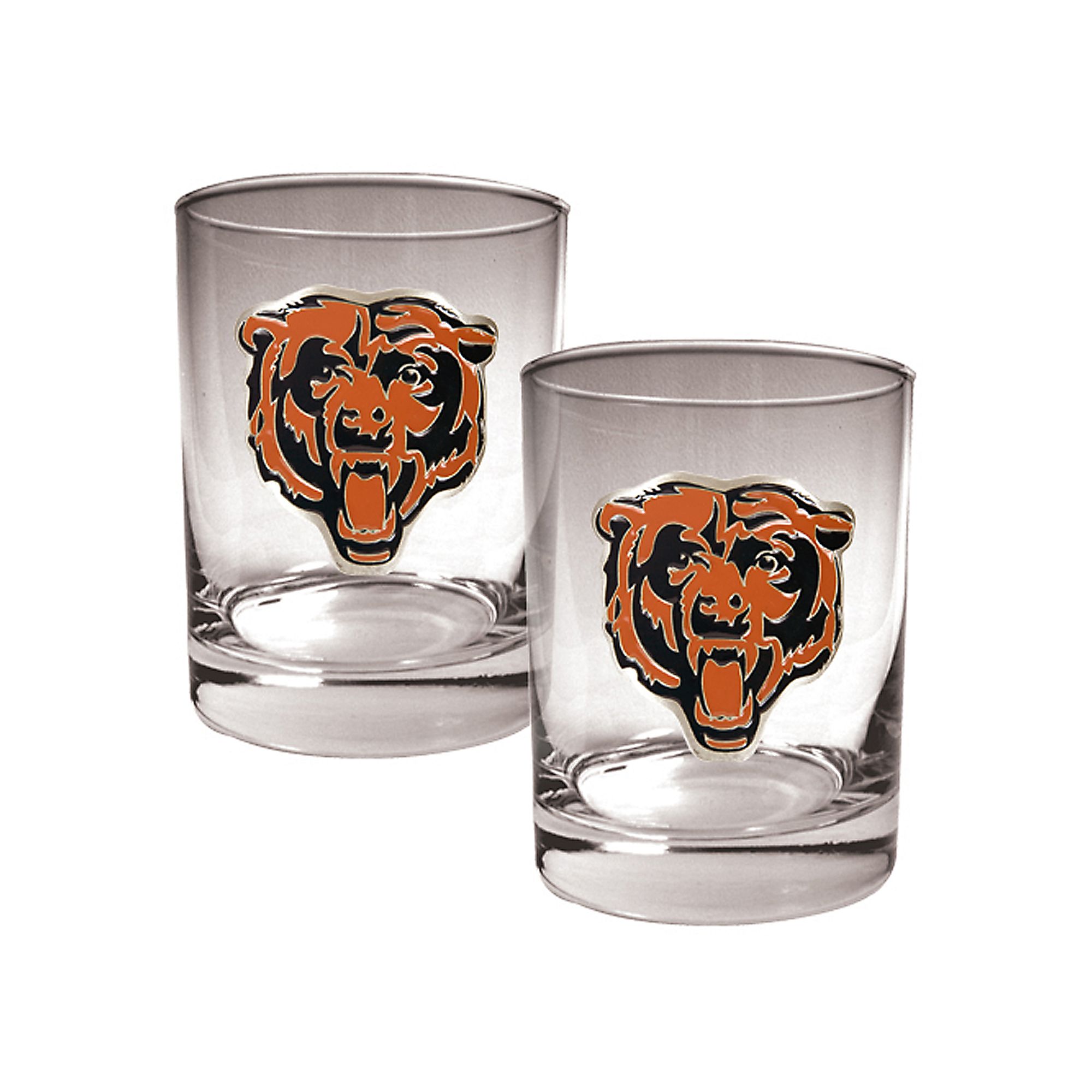 Chicago Bears 2-pc. Rocks Glass Set, Blue