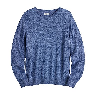 Men's Croft & Barrow® Easy-Care Solid V-Neck Sweater