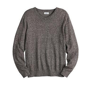 Men's Croft & Barrow® Easy-Care Solid V-Neck Sweater