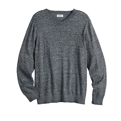 Men's Croft & Barrow® Easy-Care Solid V-Neck Sweater