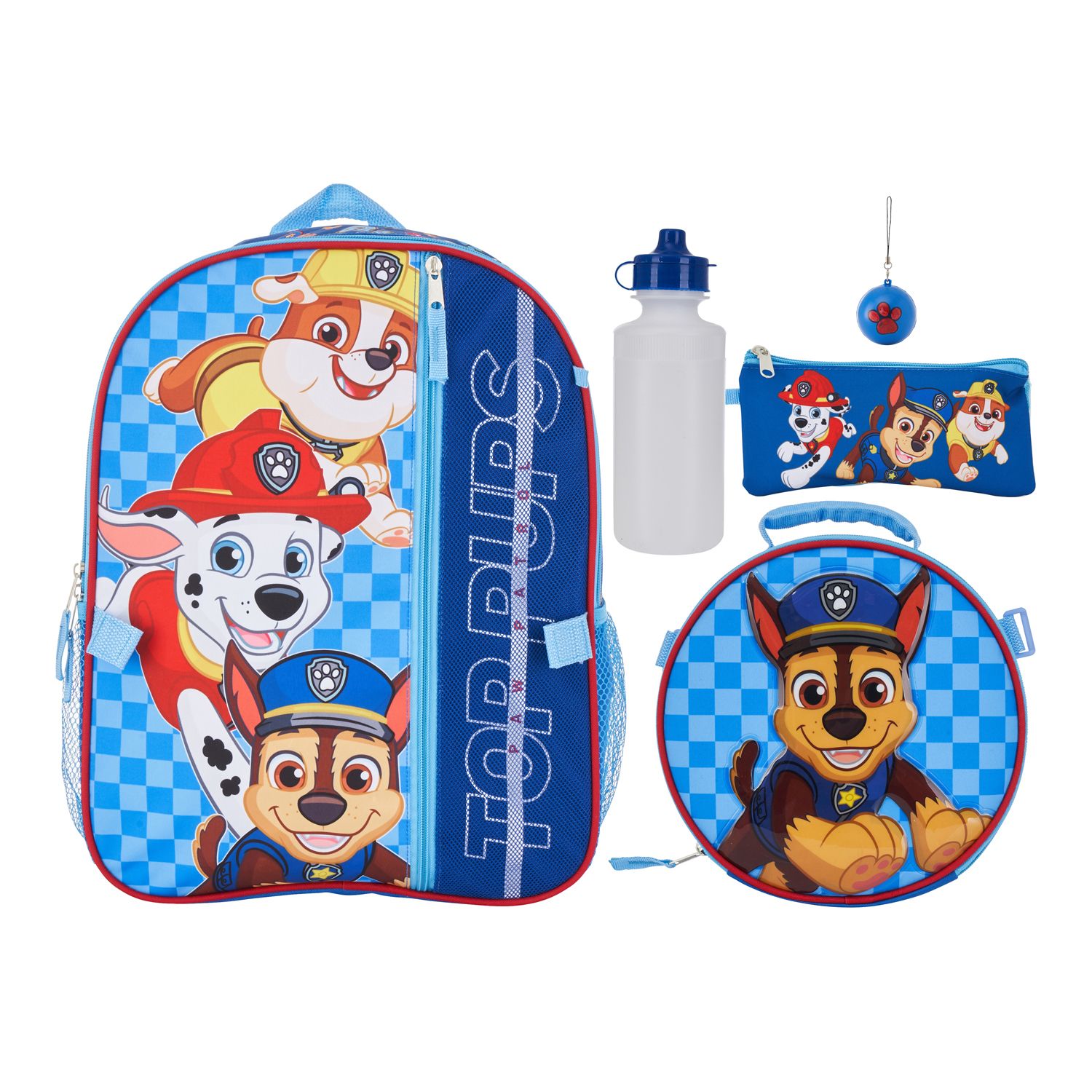 paw patrol backpack and lunch bag