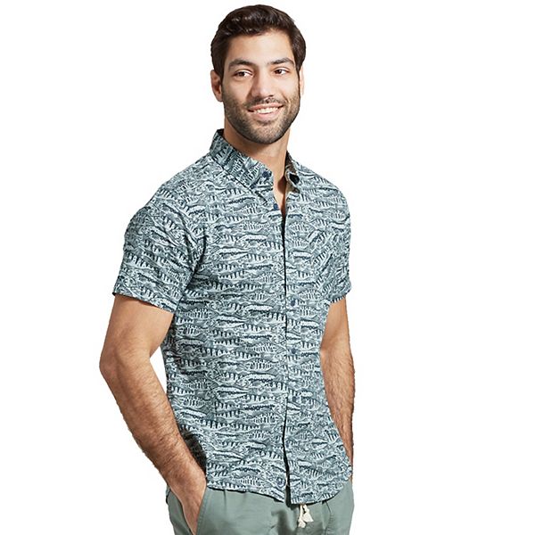 Kohls men's short store sleeve dress shirts